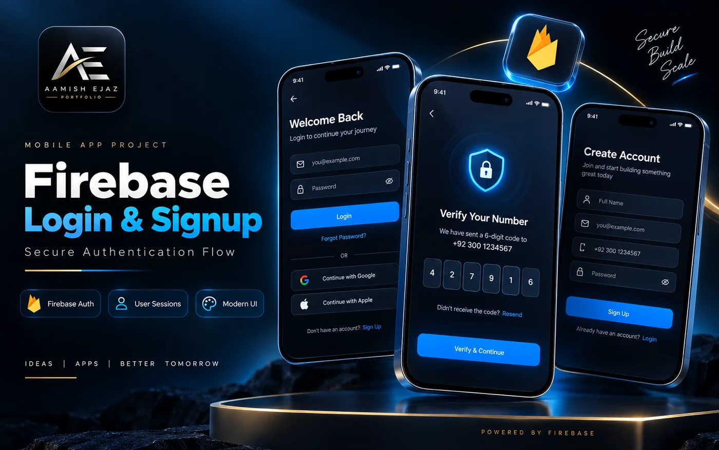 Firebase Login and Signup project